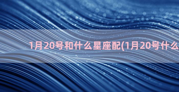 1月20号和什么星座配(1月20号什么星座男)