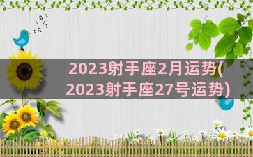 2023射手座2月运势(2023射手座27号运势)