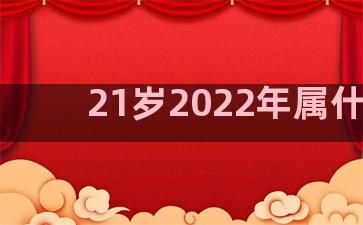 21岁2022年属什么